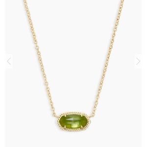 Kendra Scott Peridot necklace